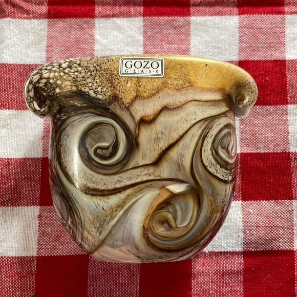 Gozo Glass gold vase - Picture 1 of 2